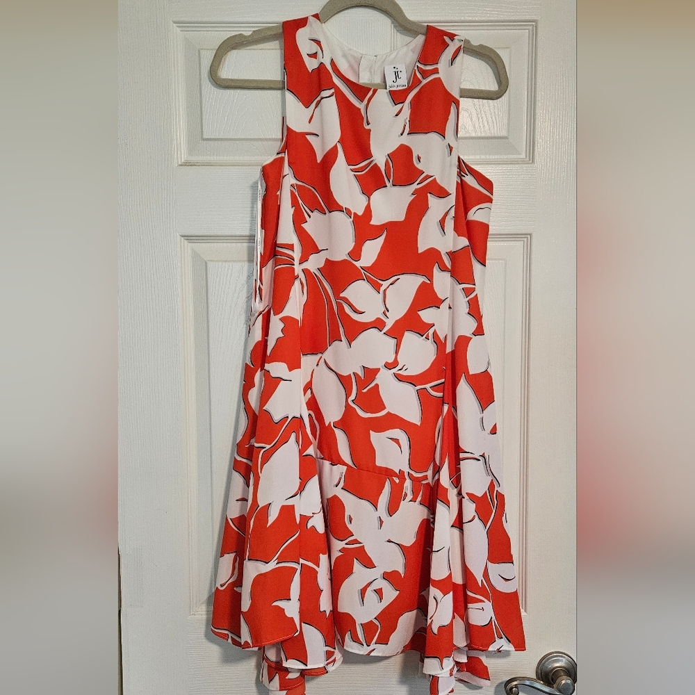Julia Jordan Drop Waist Hanky Hem Dress